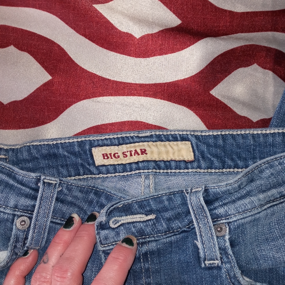 Women's big star denim jeans